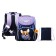 School standard, 33 x 25 x 13 cm, Grizzly RAM-384, + bag for shoes, black/turquoise