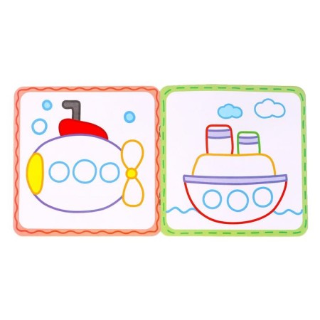 Reusable coloring "Transport", 12 p.-1