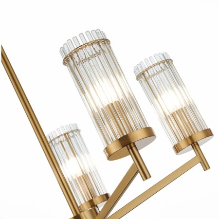 Ceiling Ceiling ST LUCE. SL1233.302.05. Bitonto. 5x60 watts, E14, 58x58x49 cm, brass color-5