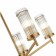 Ceiling Ceiling ST LUCE. SL1233.302.05. Bitonto. 5x60 watts, E14, 58x58x49 cm, brass color