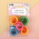 Clamps for coils of threads, silicone, d = 2.8 cm, color colorful color
