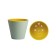 Kashpo "cone" with a tab, 6 l, mint color