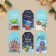 Schildik is decorative in the set "Happy New Year", Dragon, 6 pcs, 5 x 9 cm, New Year