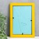 Photo frame MDF 10x15 cm, No. 6 Yellow (plastic screen)