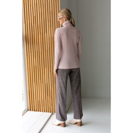 Women's turtleneck, size 44, pink color 60662-1