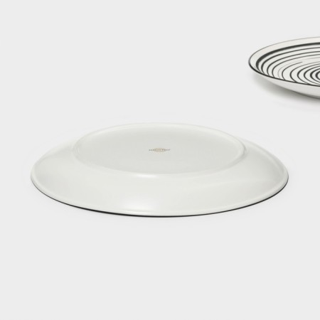 Набор тарелок обеденных фарфоровых Magistro Hypnose, 25,7×2,5 см, 2 шт-5