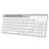 Keyboard A4Tech FSTYLER FK25 White/Gray USB Slim