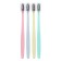 Set of 4 brushes, macarun, soft stiffness