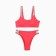 Female Separate Minaku swimsuit with rhinestones, pink color, size 46