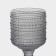 Glass of glass "Talon", 300 ml, pearly color