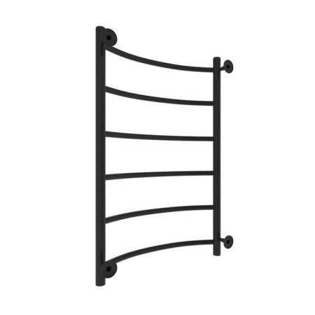 Water towel "Sanprise" Classic P6, 500x800 mm, lower connection., Black matte-7
