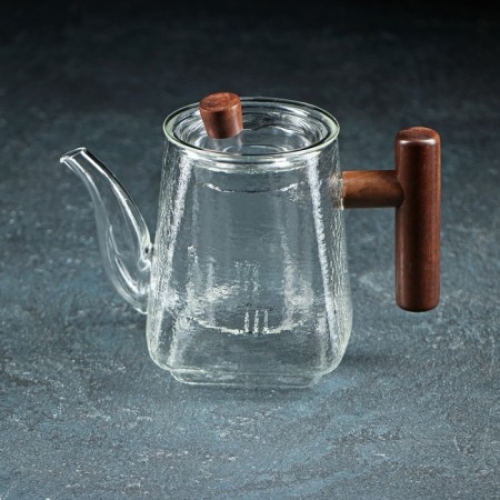 Glass tens of tenshini, 650 ml, 18 × 9.5 × 14 cm, glass sieve