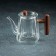 Glass tens of tenshini, 650 ml, 18 × 9.5 × 14 cm, glass sieve