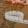 Knitted lace, 15 mm × 2.7 ± 0.5 m, white color
