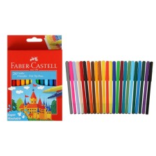 FABER-CASTELL FABERS FLASTERS 24 Castle, washed off in a cardboard box with a Euro suspension