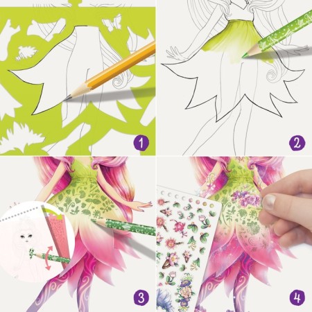 Nebulous Stars Petulia coloring set "Persian sketchbook"-6