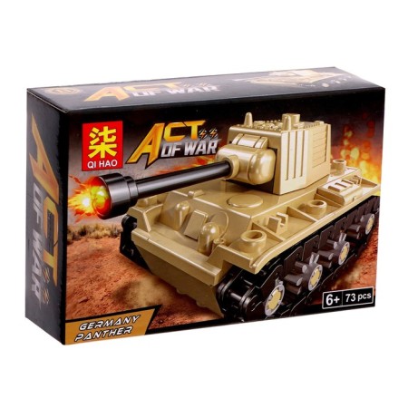 Designer block "tanks", 6 types, mix-10