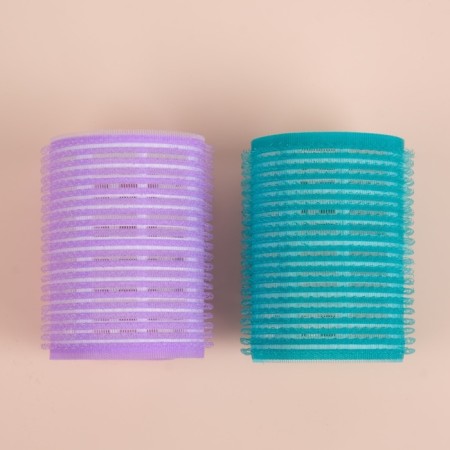 Velcro curlers, d = 4.4 cm, in a cosmetic bag, 8 pcs, color mix-12