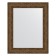Mirror in the baguette frame, vignette aged bronze 56 mm, 40x50 cm