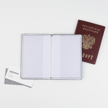 Cover for the passport "The most brutal", artificial leather-1
