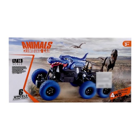 Radio -controlled jeep Dino, 1:16, 4WD, works on the battery, green color-5