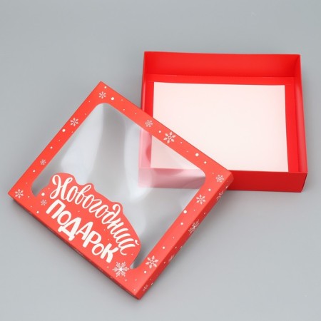 Gift Box "New Year's Gift", 23.5 x 20.5 x 5.5 cm, New Year-2