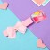 Hair bandage "Bant" strips, 3x17 cm, pink