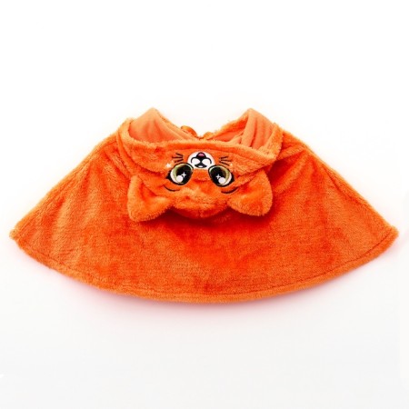 Carnival cape "Fox", height 104-128 cm, orange-4