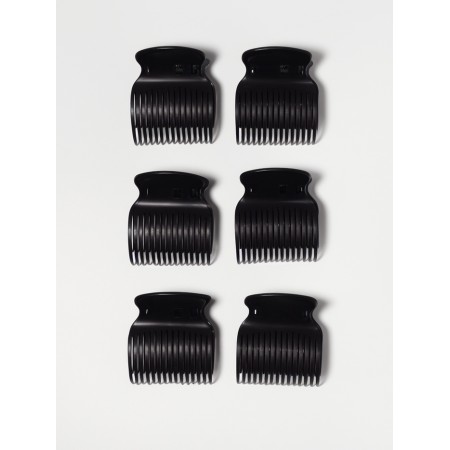 Clamping set d/curlers (nab 6pcs price for nab) plastic black bag QF-1