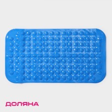 The rug is anti -slip into the bathtub on the suction cups “Bubbles”, 37 × 71 cm, color mix