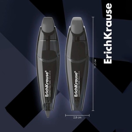 Erichkrause Megapolis correcting tape, 5 mm x 6 m, with automatic fixation of the applicator, in the blister-2