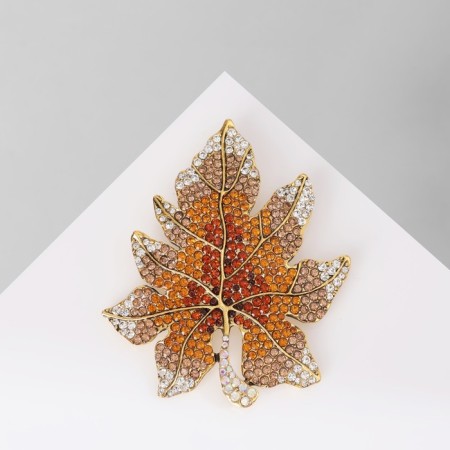 Brooch "Liszt", colored in black gold