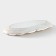 Dice dish of the Golden Leaf, 30 × 18 × 2 cm, white color
