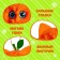 Soft toy "Lupo -eyed: tangerine"