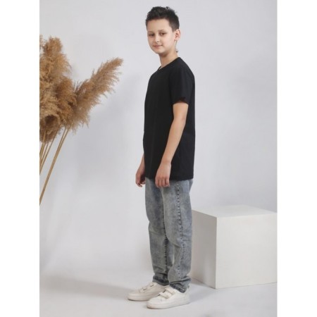 Teenage t -shirt, size 40, black color-2
