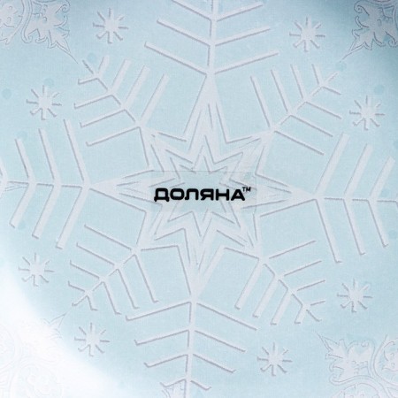 Glass Serving shares "Christmas tree toy. Snowflake ", 18.2 × 15.5 cm-3