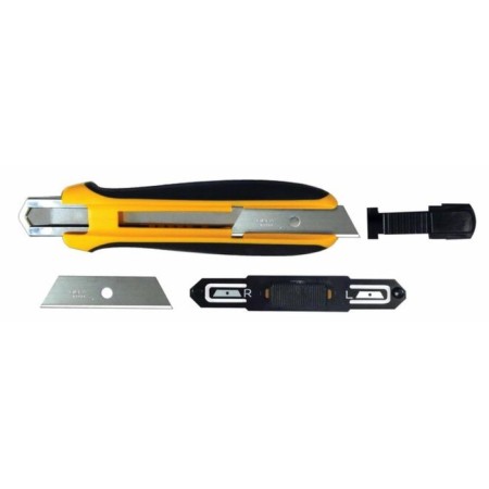 Universal knife OLFA OL-UTC-1, trapezoidal blade, two-component case, 17.5 mm-4