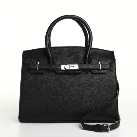 Female bag on a valve, black color