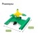 3-fly spray, under connector, ABS plastic, Greengo