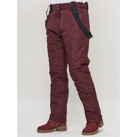 Semi -combinezone ski female, burgundy color, size 56-13