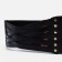 Women's belt on buttons, width 11 cm, black color