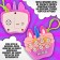Developing toy "unicorn", sound with light effects