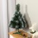 Fir -tree artificial desktop "elite lush snow -white" 65 cm