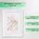 Photo frame Plastic "Mira" 15x21 cm, (plastic screen), white