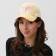 Women's cap Minaku "Tie-Dye", yellow color, rr 54-56