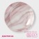 Plate Ceramic dinner shade “Marble”, D = 24 cm, pink color