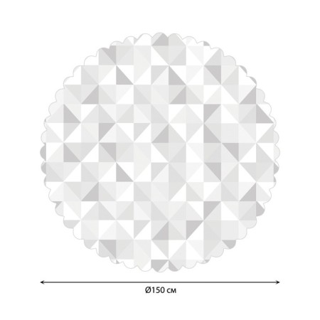 The tablecloth “Marble pattern”, round, Saten, d = 150 cm-1