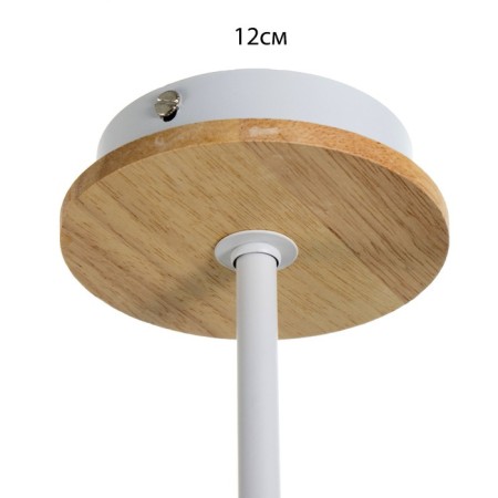 Svetogor chandelier "Project" 5x60W E27 white/beige-6