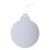 Christmas tree decoration for coloring "Snow" 4 pcs., Brush