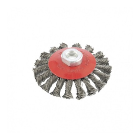 Matrix USHM brush, d = 100mm, M14, plate, brass twisted wire-1